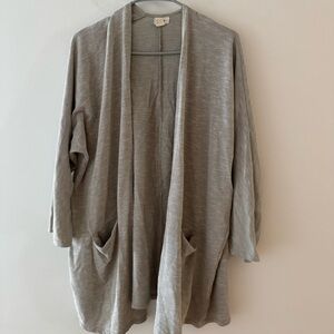 DONNI. Light Gray Women's Cardigan